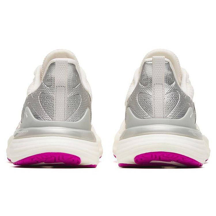 Anta Chuang 2.5 Mesh Cushioning Breathable Low-Top Running Shoes Women sneaker White Silver Purple 122235582-5