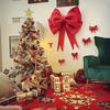 XL Red EVA Bow Decor. For Christmas, weddings, birthdays. Featherless, versatile, perfect gift. Shop now!
