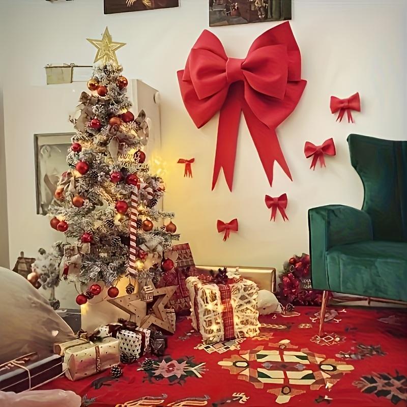 XL Red EVA Bow Decor. For Christmas, weddings, birthdays. Featherless, versatile, perfect gift. Shop now!