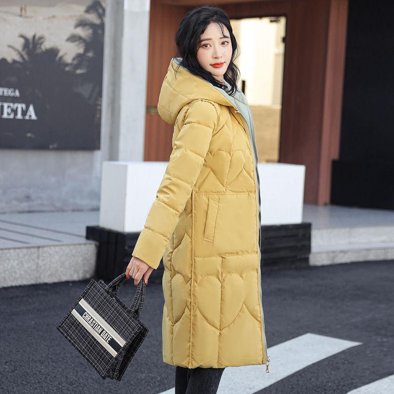 Women's Down Jackets Coat Winter Fashion Baggy Thick Warm Bubble Long Oversized Puffer Ladies Coat Cotton Padded Jackets Outwear