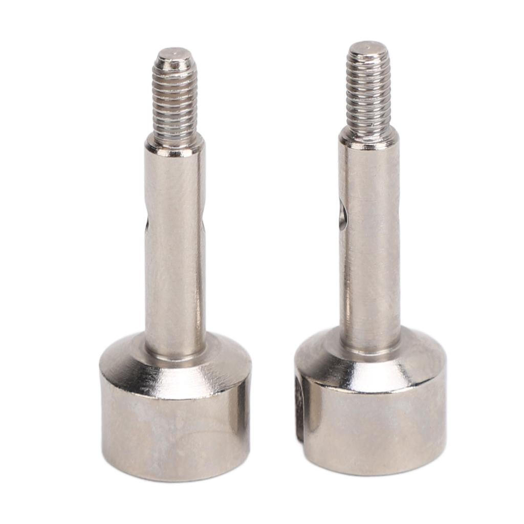 2pcs RC Rear Wheel Axle Cups for WLTOYS 124008 124010 Remote Control Car Metal Wheel Stub Axle Shaft