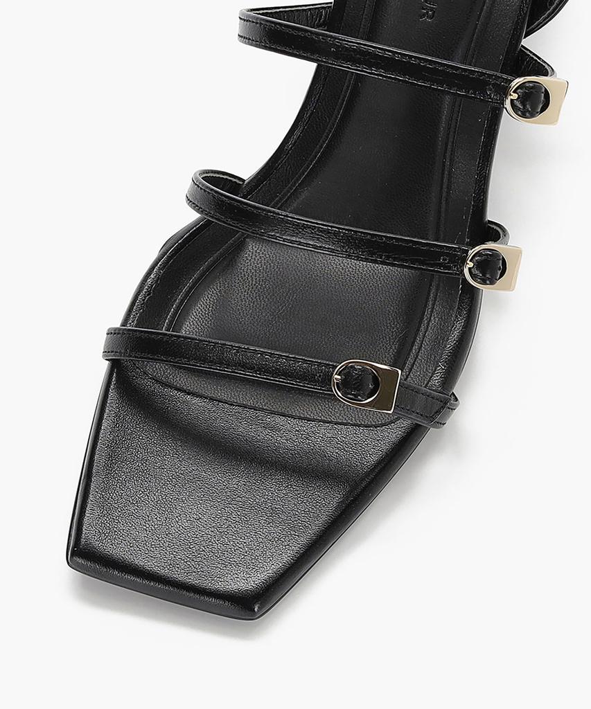 Recur Ecur Anello Daily Strap Sandals Black 1237