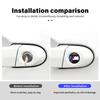 wzcr7 For BMW Car Door Keyhole Sticker Auto Lock Decoration Protection Decal Auto Door Accessories 1 3 5 7 Series M F01 F20 F10 F13