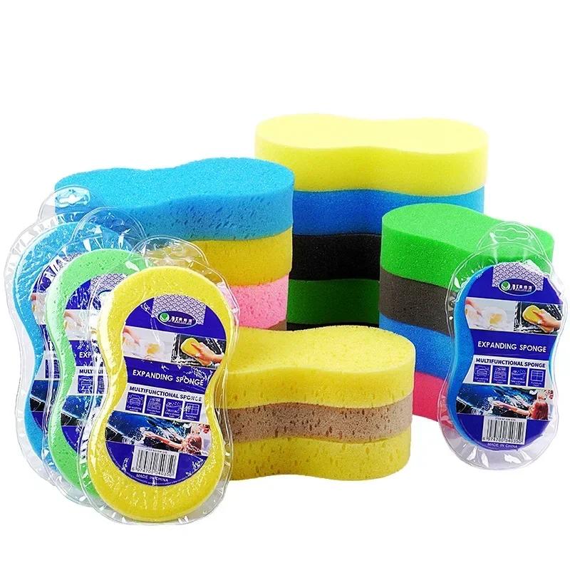Car Wash Sponge Honeycomb Large Sponges High-density Car Washing Sponge Block Auto Detailing Foam Cleaning Tools Car Accessories