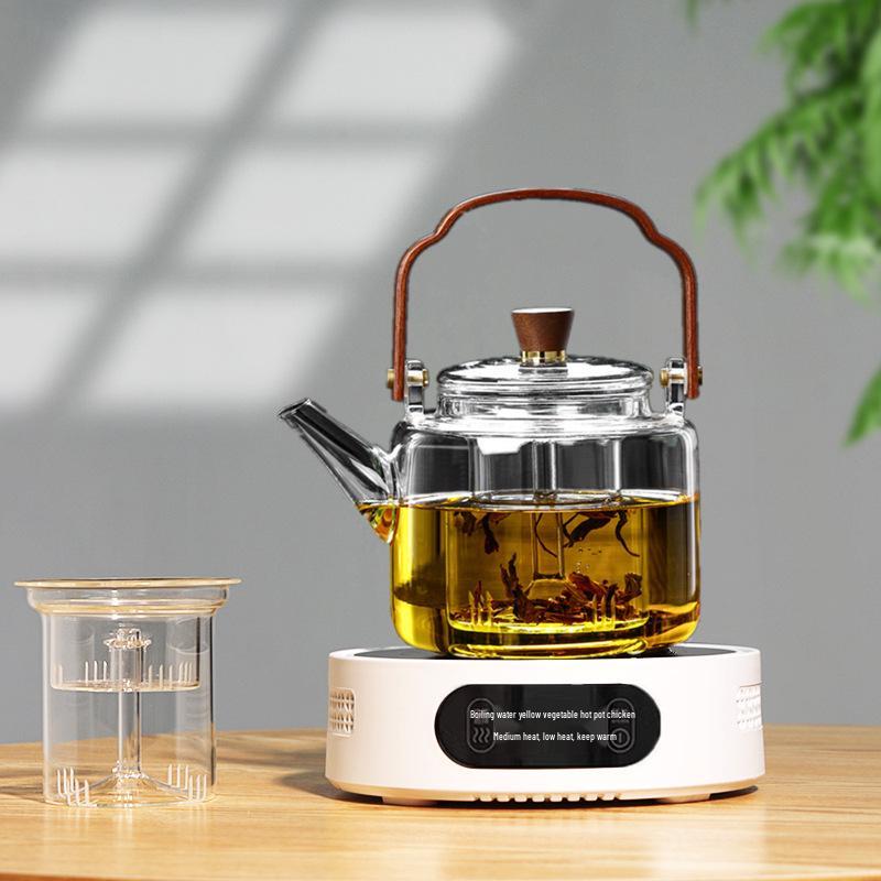 Smart Electric Glass Tea Cooker: Compact Ceramic Stove & Health-Preserving Hot Plate Kettle Gift