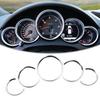 Silver Dashboard Trim Stylish Dashboard Accessory For Porsche Easy Installation Trim Stylish Aesthetic Fitment