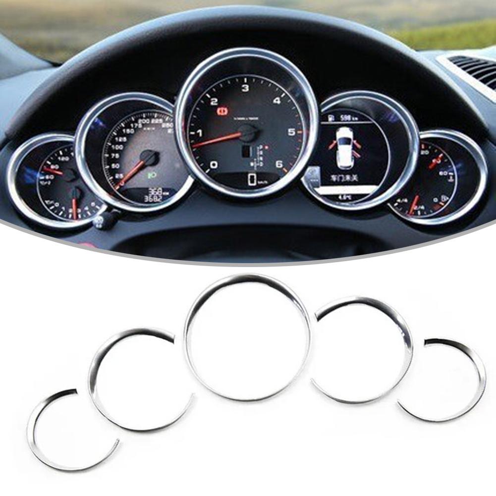 Silver Dashboard Trim Stylish Dashboard Accessory For Porsche Easy Installation Trim Stylish Aesthetic Fitment