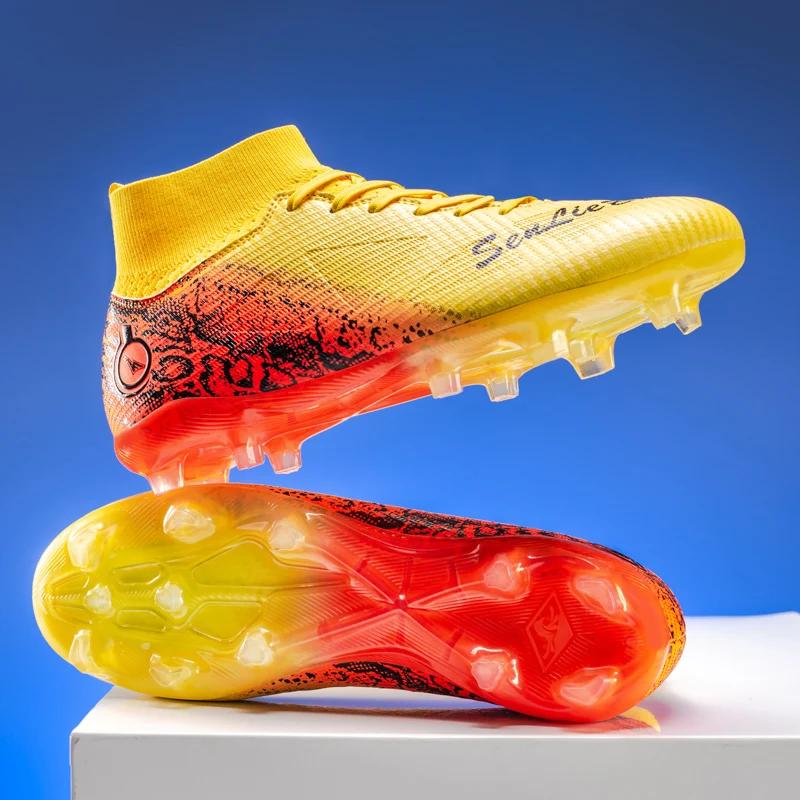 Men Football Boots Professional Cleats Sneakers Ultralight Unisex Original  TF/FG Women Match Soccer Shoes High-quality