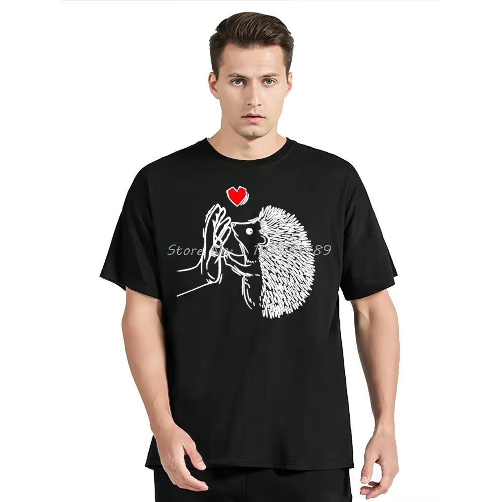 Funny Anatomy of A Hedgehog Pet T Shirts Tee Tops Round Neck Fitness Short-Sleeve Fashion Tshirt Clothing Casual Basic T-shirts