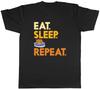 Eat Sleep Pancakes Repeat Unisexs Unisex TShirt Tee