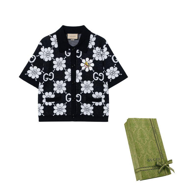 GUCCI FW24 Knitwear Women's Black 782223-XKDZ2-1080