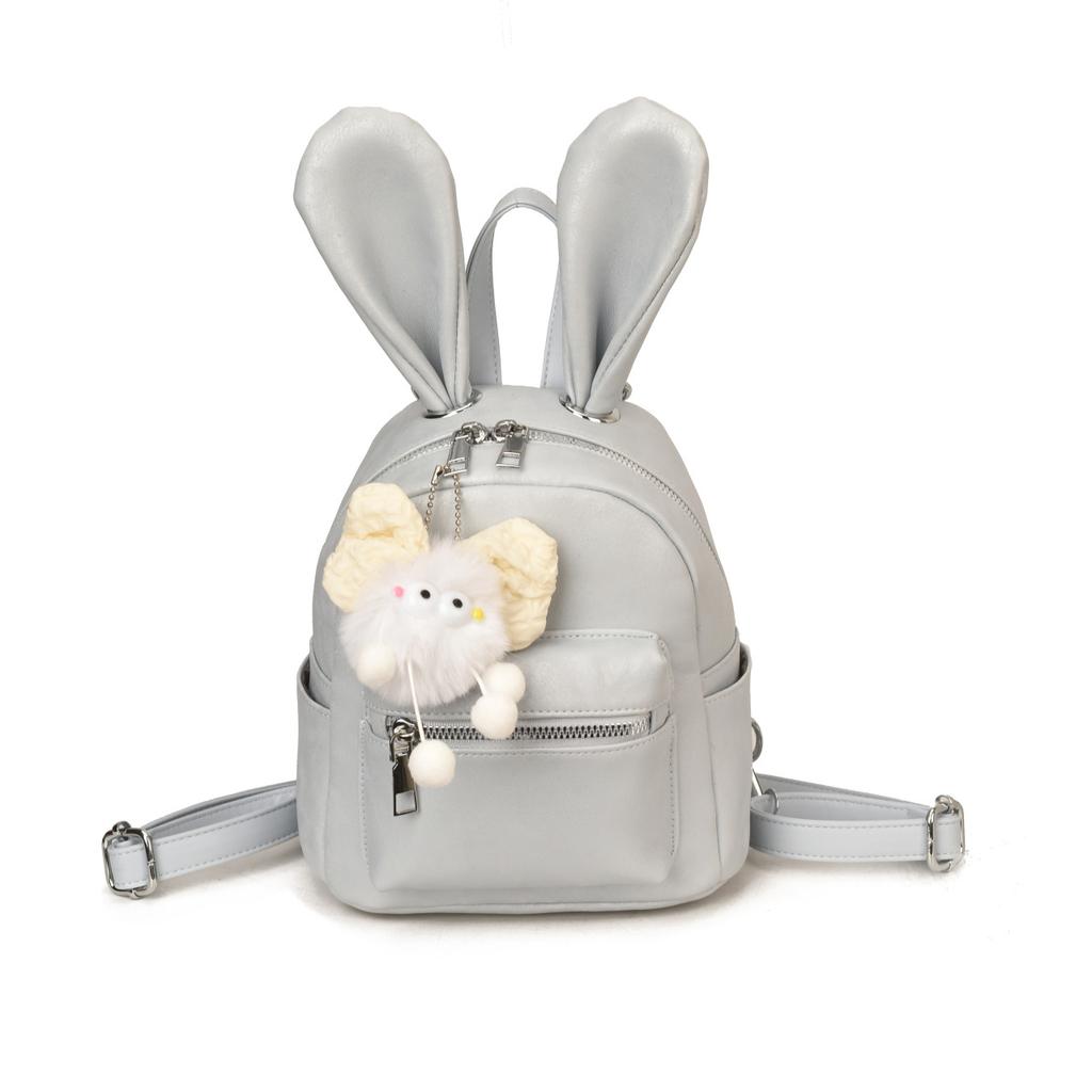 Schoolbag fashionable cute mini backpack bag women's 1011 new Korean version of foreign style versatile leisure travel ears small backpack