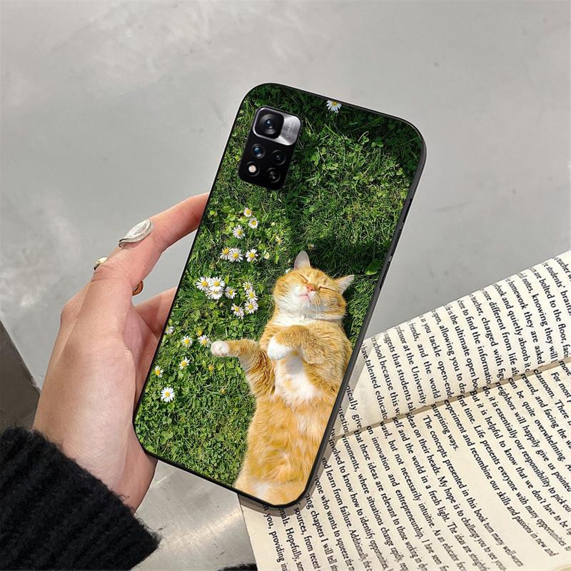 Cute Cat Phone Case For Xiaomi Redmi Note 13 12 Pro 11S 11 10 Pro 10S 12S Redmi 13 14C 10 13C