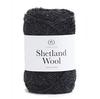 Yokota DARUMA Shetland Wool Yarn, Medium Weight, Col. 9, Black, 50g, Approx. 136m, Pack of 5, 6380