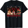 Merry Christmas Black Queen Girl African Santa Melanin Women T-Shirt