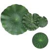 Pack Of 9 Artificial Floating Foam Lotus Leaves Water Lily Pads Ornaments Green