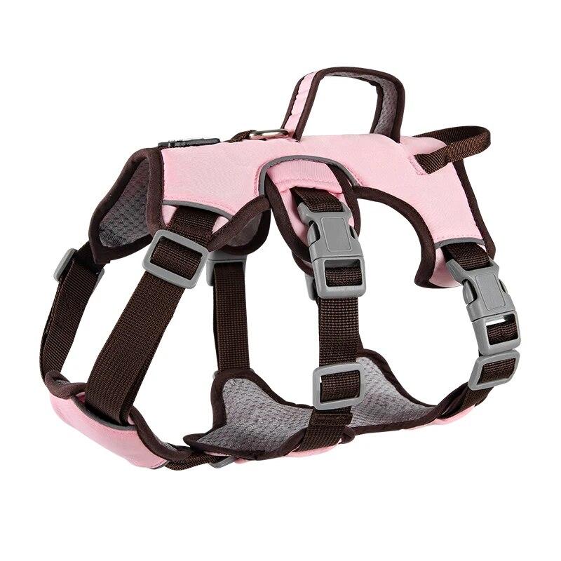 Dog Harness Vest for Small Large Dogs Reflective Safety Lead Straps Adjustable Puppy Harnesses French Bulldog Chihuahua Walking