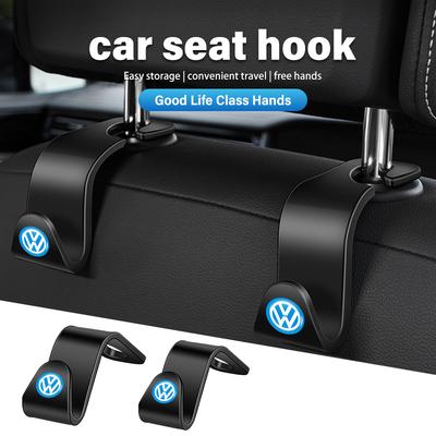 Car Seat Pillow Rod Hook PP Material Auto Back Seat GERH34 Organizer For Volkswagen VW Scirocco Passat Polo B5 B6 B7 CC Tiguan Sharan