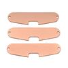 Pack of 3 Single Coil Guitar Pickups Baseplate Copper Construction Perfect for Clear Sound Capture and Easy Installation