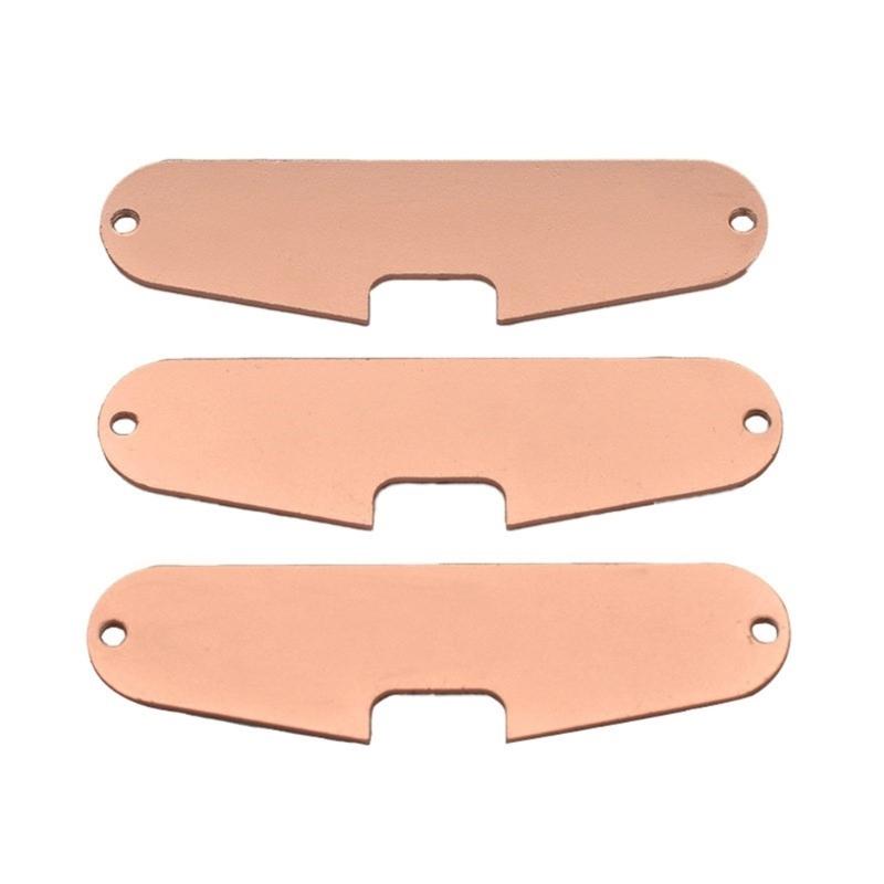 Packung mit 3 Single-Coil-Gitarren-Tonabnehmern Grundplatte Kupferkonstruktion Perfekt für klare Klangaufnahme und einfache Installation