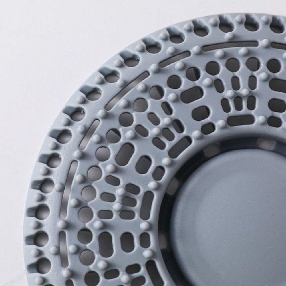 2pcs Fine Filter Hair Catcher Stopper Round Shape Floor Drain Cover Strainer  Kitchen