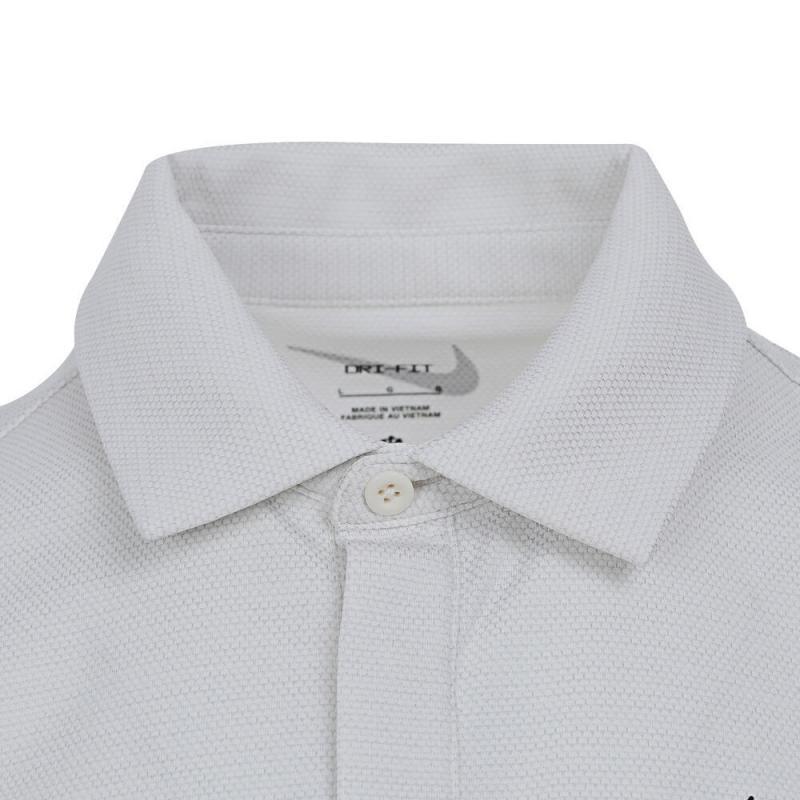Nike Dri-Fit SS25 Logo Polo Sports Short Sleeve T-Shirt Men Tops White Gray FZ7476-110