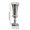 Centerpiece Flower Vase Metal Tabletop Stand European Elegant Trumpet for Event