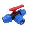 20/25/32/40/50mm PVC PE Tube Tap Water-Splitter Plastic Quick Valve Connector Garden Farm Irrigation/Water Pipe Fittings