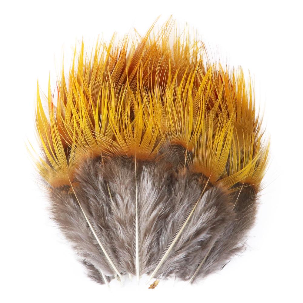 Materiali per Artigianato Gioielli Fai da Te con Piume di Fagiano e Gallina - Decorazioni per Orecchini Fatte a Mano (50 pezzi).