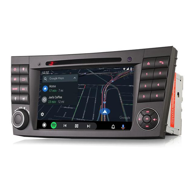 EU Erisin ES8580E 7" IPS Android 13.0 DSP CarPlay Auto Car for DVD Player GPS Compatible Benz E-Class W211 G Class Split Screen