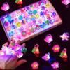 11 Stück Leuchtender Ring Spielzeug Kindergeschenk Geburtstagsparty Mitgebsel Geschenk Freunde Gäste Giveaways Karneval Weihnachtsgeschenke Kinder Pinata