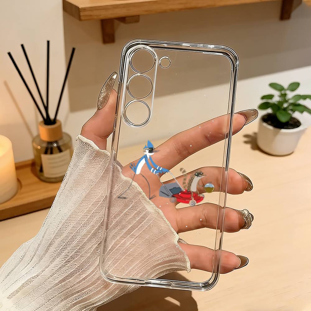 R-RegularES Cute Show Phone Case For Samsung A10 A12 A31 A40 A70 Transparent Cover Samsung a30 a20