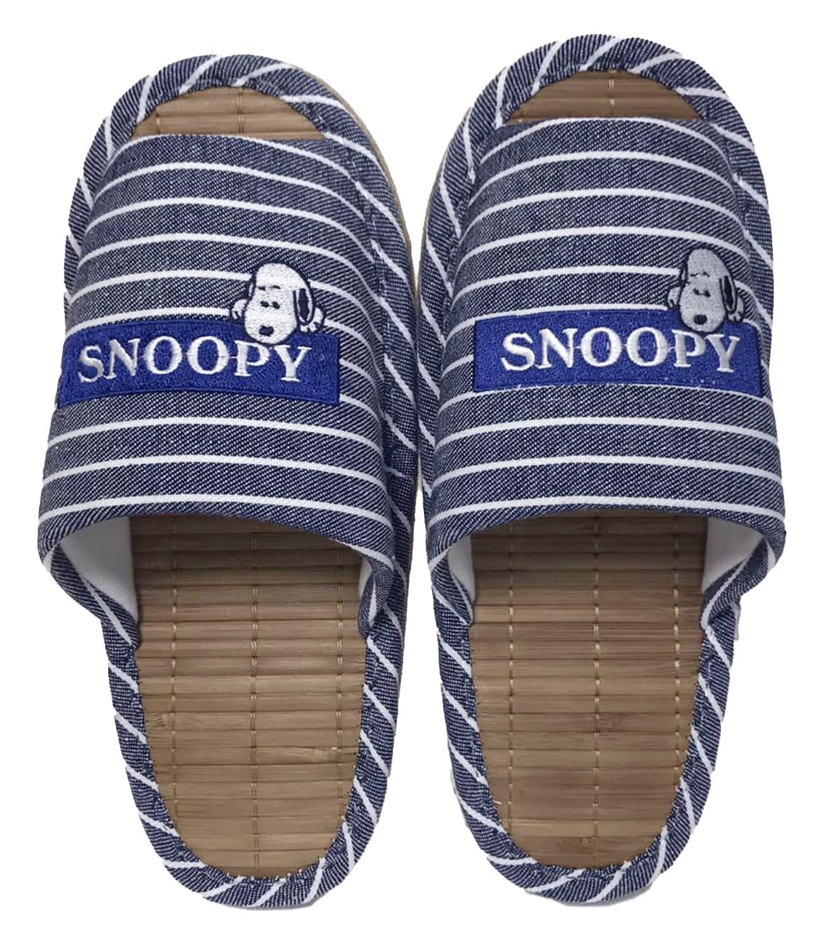 

натуральный внешний см [Снупи] Тапочки, Снупи, строчка, темно-синий, 24.0