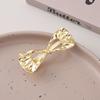 3pcs Metal Cutout Hair Clip Duck Beak Clip Square Clip Pearl Clip Diy Hair Accessories