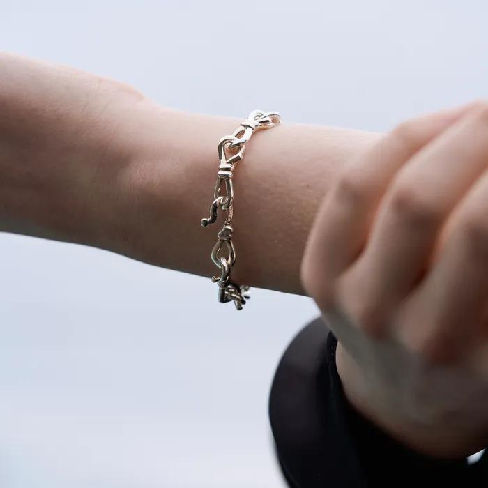 infinity knot chain bracelet