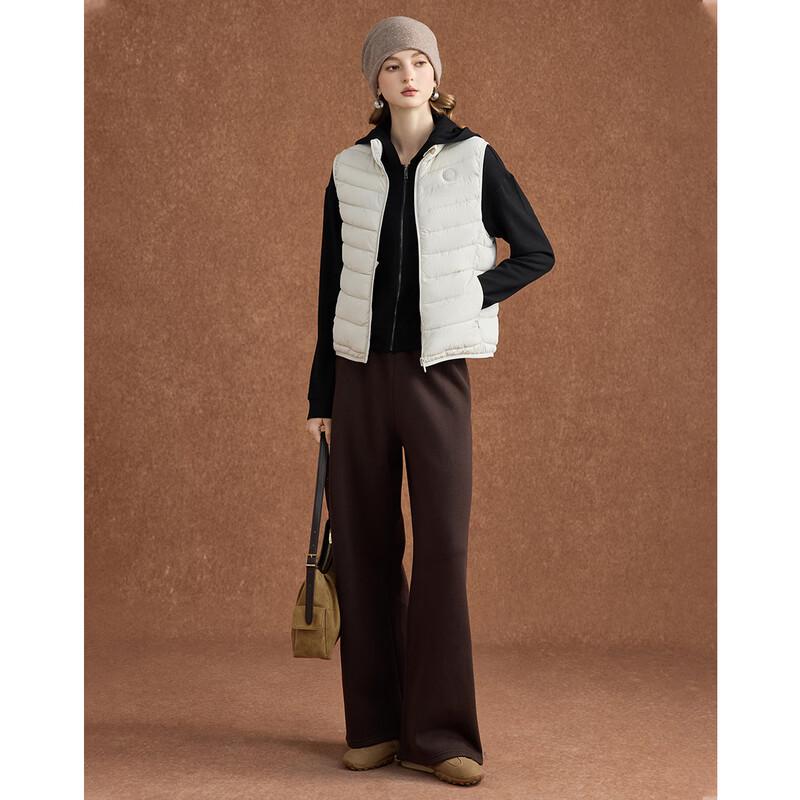 Wudao Minimalist Padded Stand-Collar Sleeveless Vest