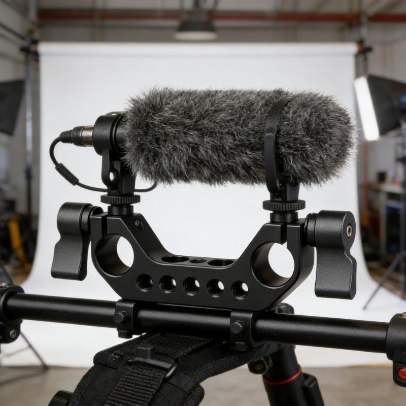 Aluminum 15mm Rod Clamp Adapter Perpendicular Rail Block For DSLR Camera Cage Shoulder Mount Home Renovation Project