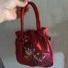 Leaf Embroidery Flower Handbag Ethnic Style Small Purse Wallet Hanfu Drawstrings Bag  Travel