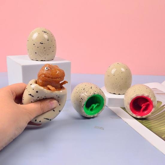 Dinosaur Egg Klem Leke Sakte Rebound Stress Angst Relief Barn Tenåringer Voksne Stretch Dino Egg Squishes Sensory Fidget Toy
