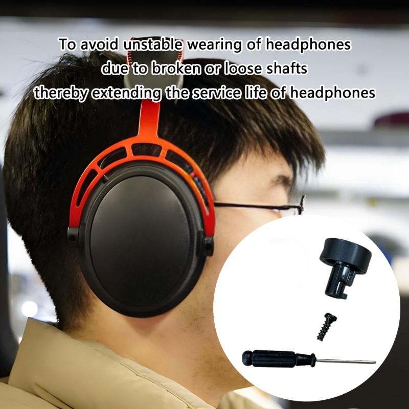 Kopfhörer Kopfbügel Drehwelle Verstärkung Haltbarkeit Kunststoffwelle mit Installationswerkzeug für Headsets