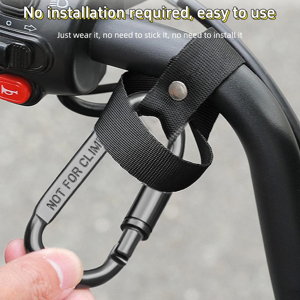 2pcs Motorcycle Hook Front Hook Aluminum Alloy Multifunctional Handlebar Hook for Bike Scooter Universal Handlebar Hook Clip