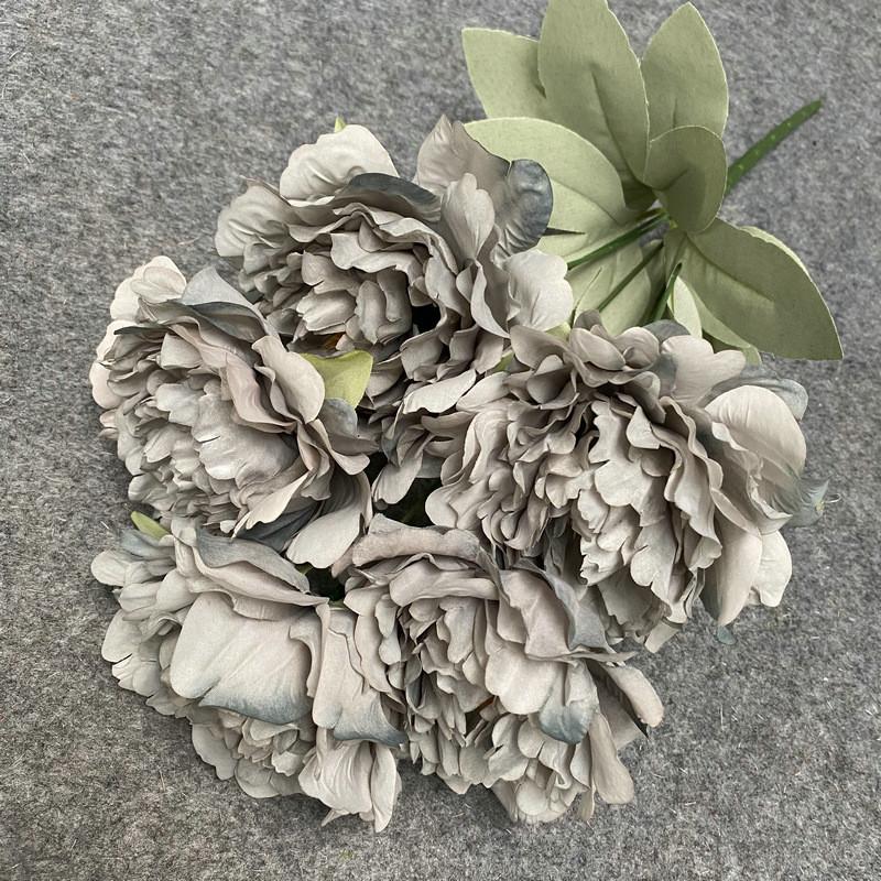 Peony Artificial Fake Flowers Wedding Arch Decorative Silk Flowers Realistic