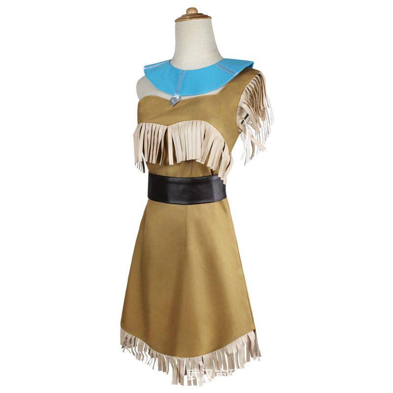 Winddance, Pocahontas Cosplay Costume, Native American Princess Performance Outfit, Cosplay Clothing In Stock