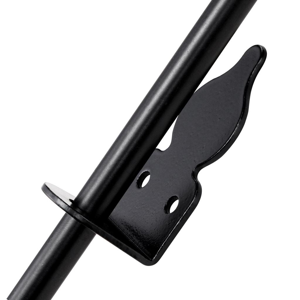Gate Ground Latch Gate Stopper Rod Door latches Drop Rod Gate Stopper for Barn Wooden Fence Patio Door Metal Gates Doors Durable
