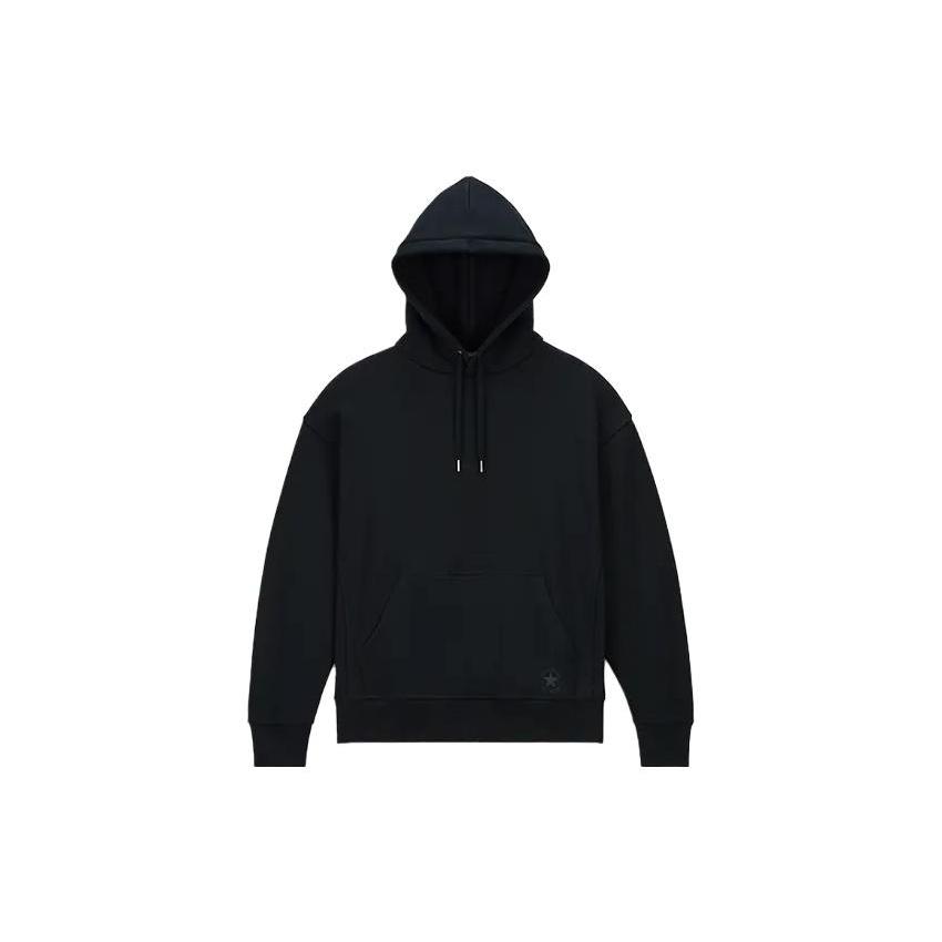 Converse Gold Standard Loose-Fit Pullover Hoodie Asia Sizing Black Men s 10025917-A01 L