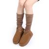 Warm Knitted Leg Warmers Knee High Ankle Warmer Academy Style Boot Stockings  Autumn Winter
