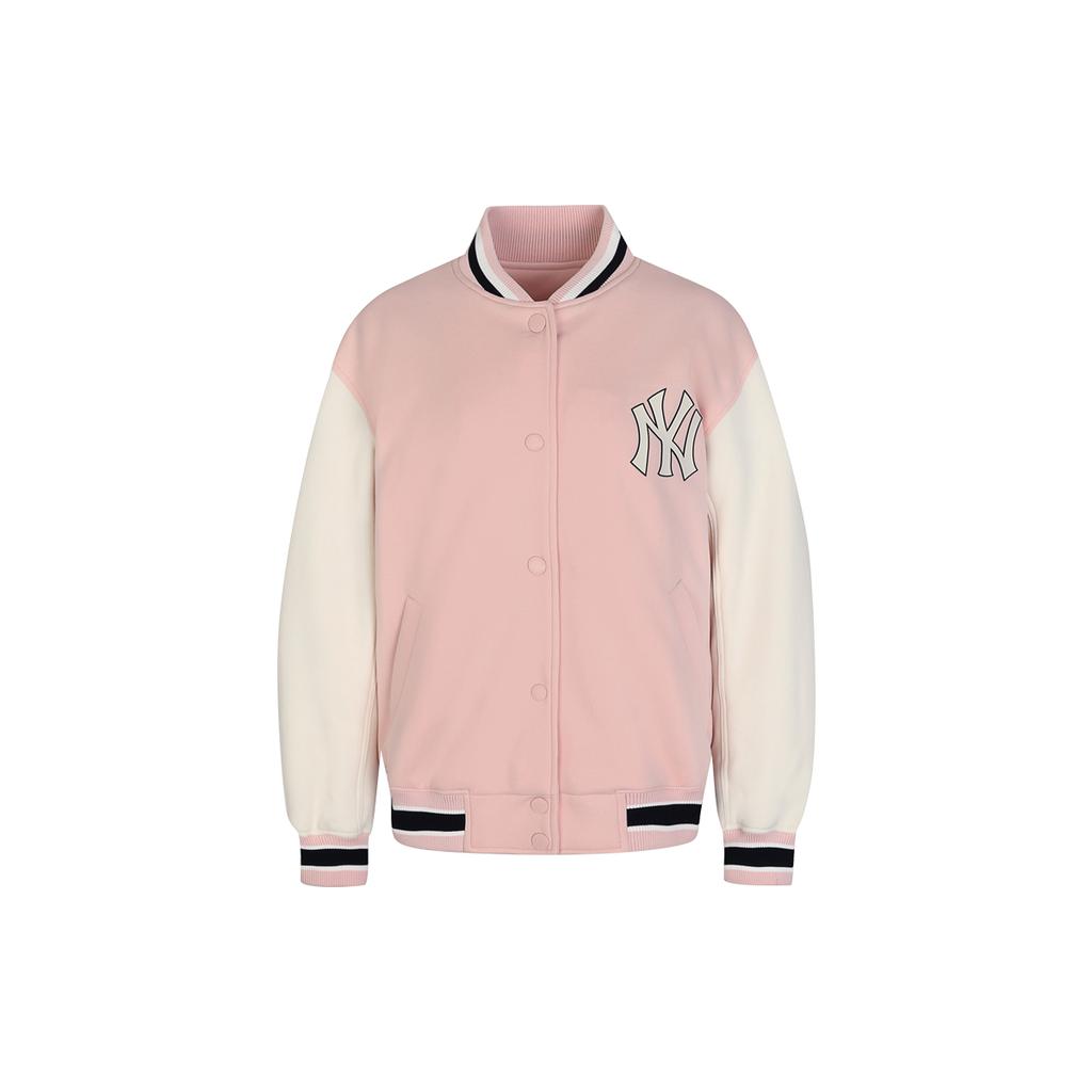 New MLB Baseball Jacket Unisex Pink 31JP02011-50P