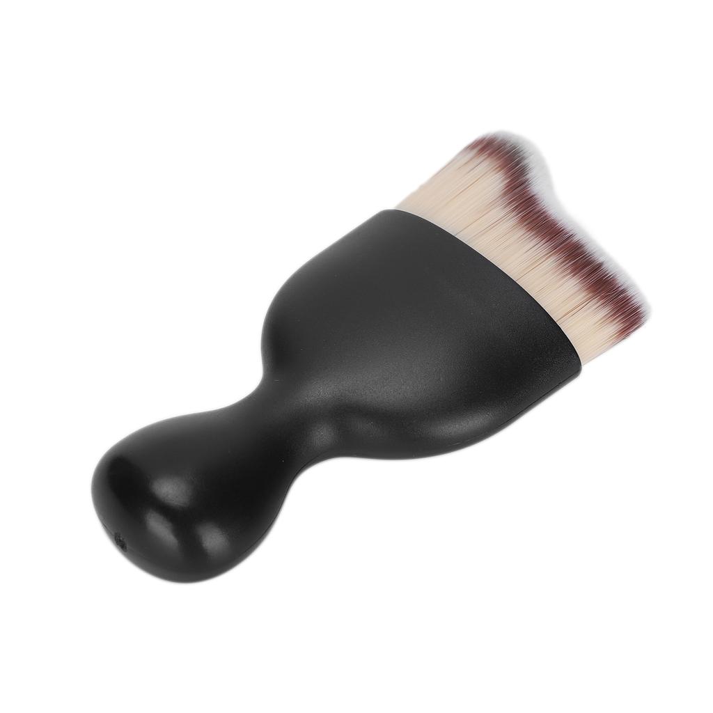 Foundation Makeup Brush Curving Wine Glass Shape Base Makeup Brush for Liquid FoundationGray