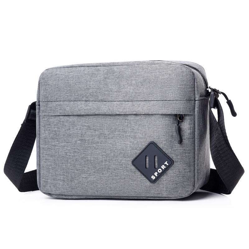 Men's Oxford Cloth Messenger Bag: Lightweight, Stylish, Versatile, for Business and Casual Use