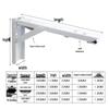 Heavy Duty Stainless Steel Folding Triangle Wall Support Bracket